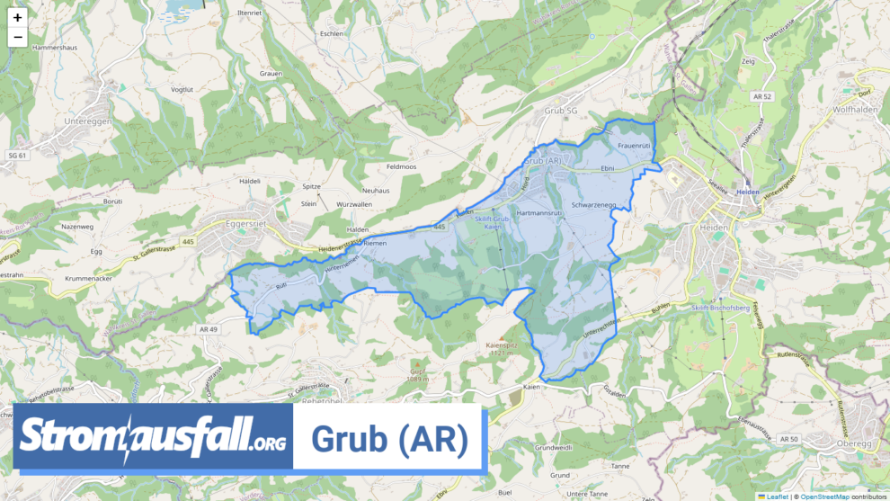 stromausfall ch gemeinde grub ar