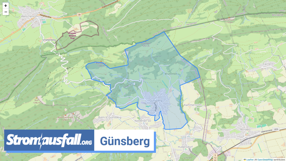 stromausfall ch gemeinde guensberg