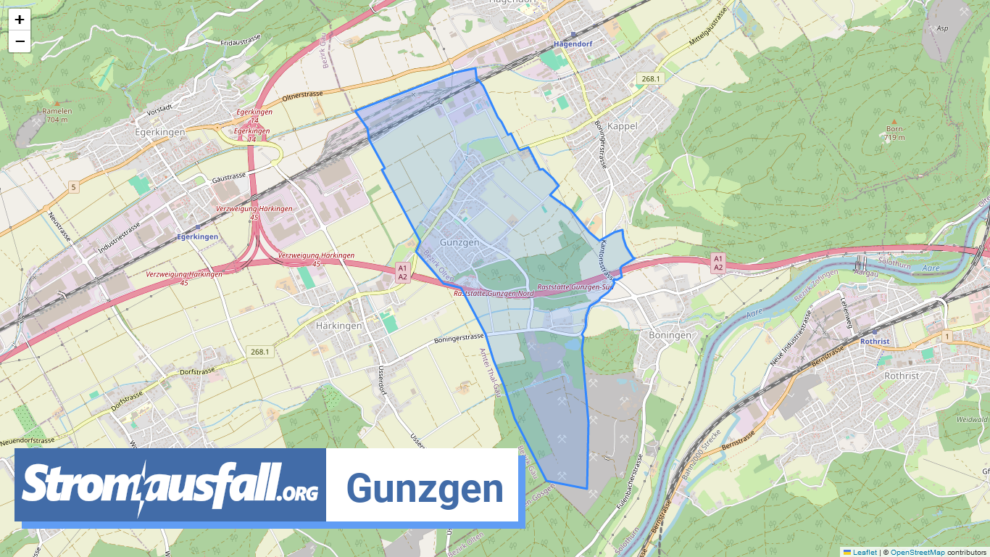 stromausfall ch gemeinde gunzgen