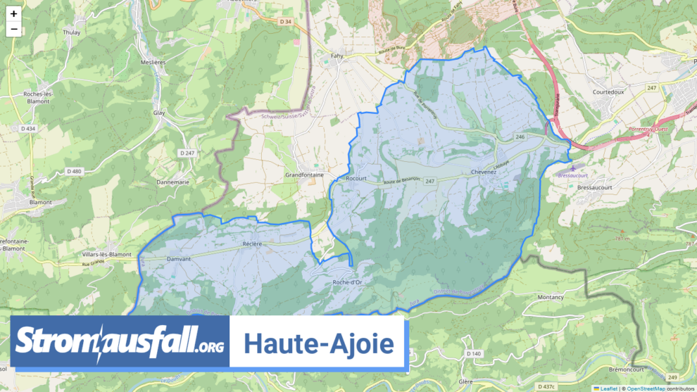 stromausfall ch gemeinde haute ajoie