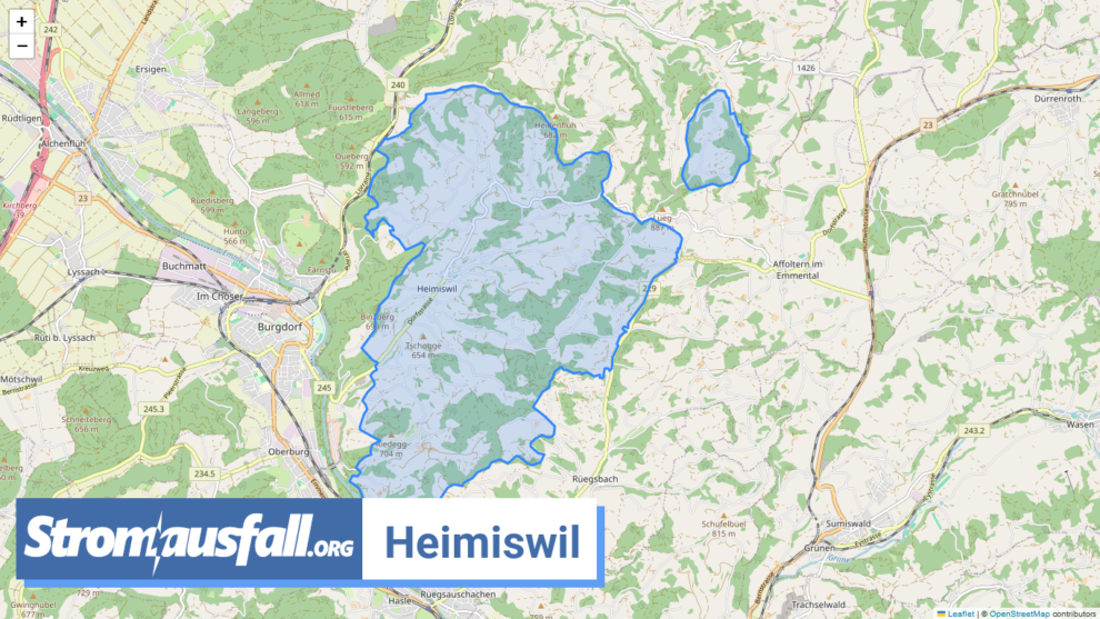 stromausfall ch gemeinde heimiswil