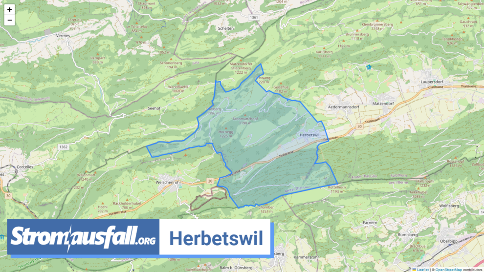 stromausfall ch gemeinde herbetswil