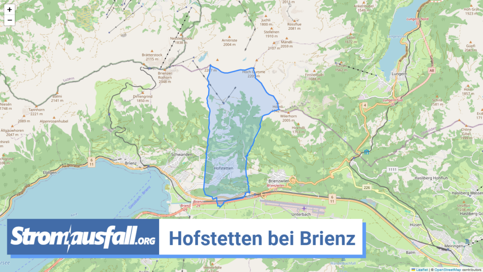 stromausfall ch gemeinde hofstetten bei brienz