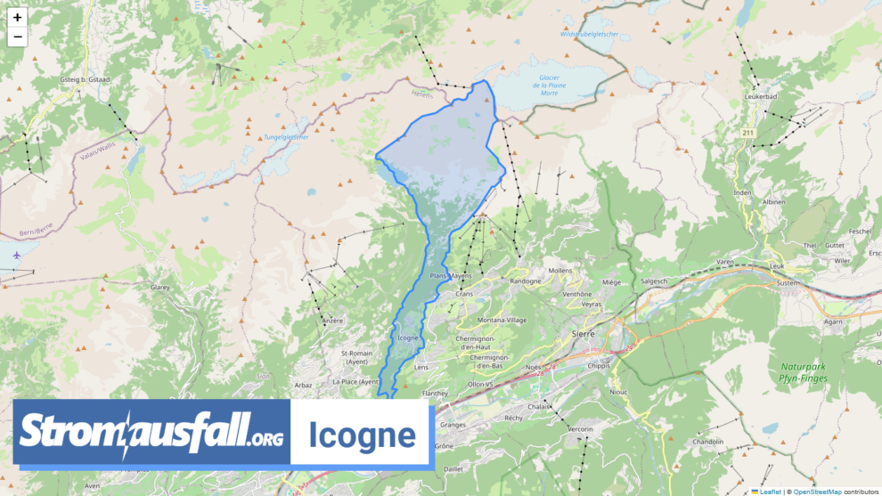 stromausfall ch gemeinde icogne