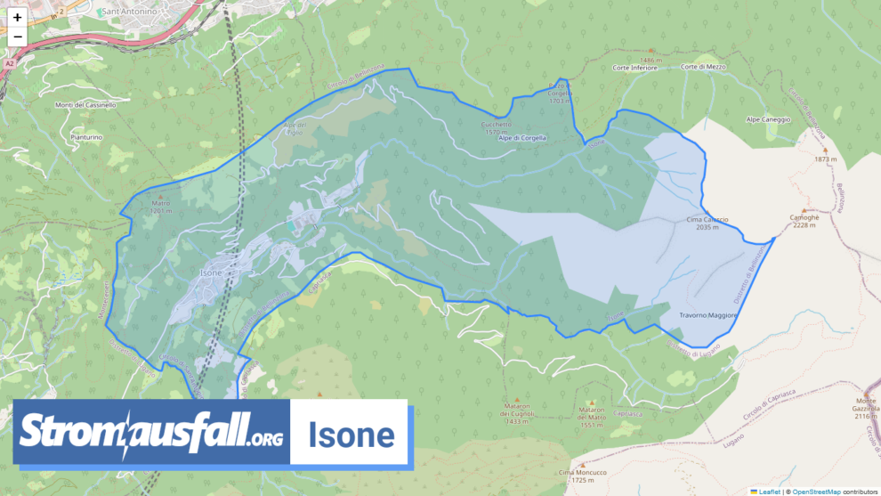 stromausfall ch gemeinde isone