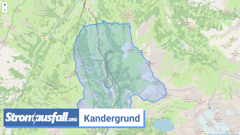 stromausfall ch gemeinde kandergrund