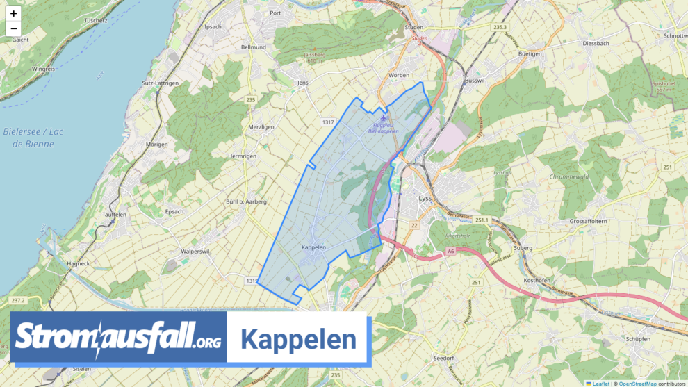 stromausfall ch gemeinde kappelen