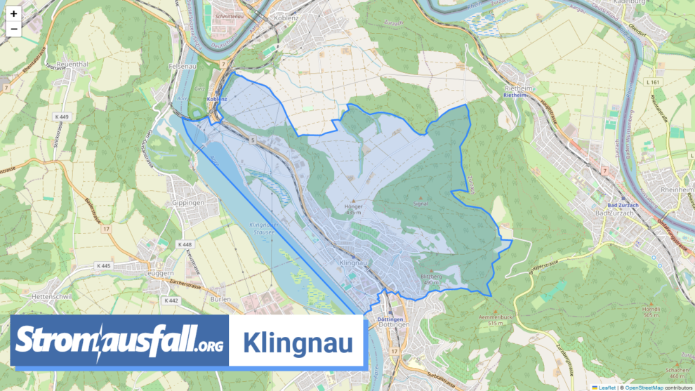 stromausfall ch gemeinde klingnau