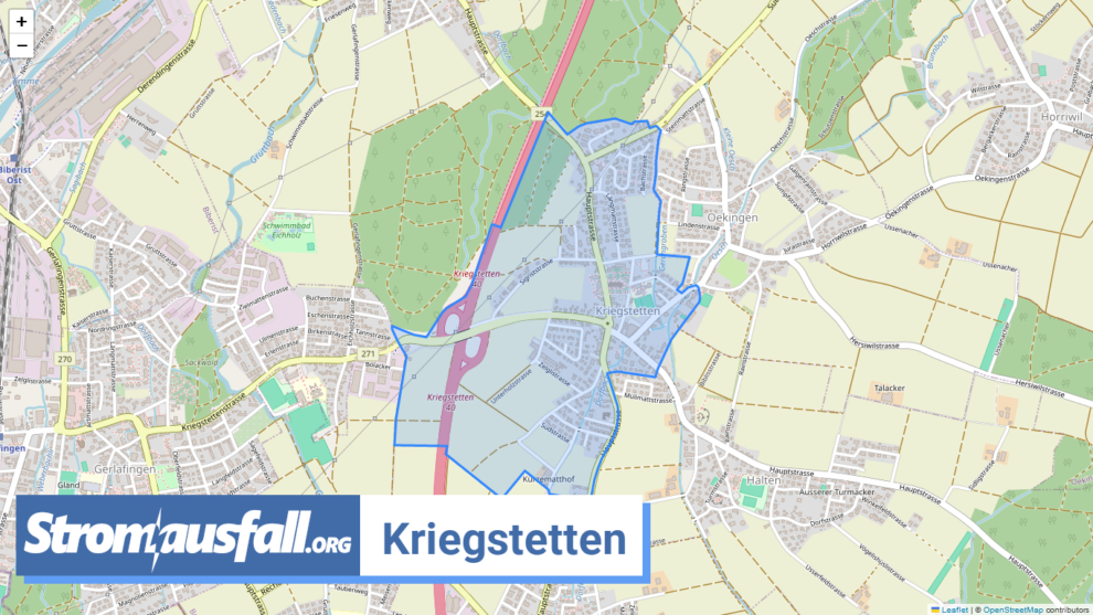 stromausfall ch gemeinde kriegstetten