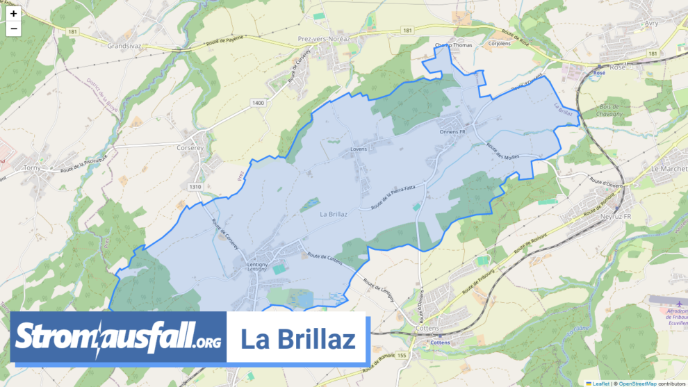 stromausfall ch gemeinde la brillaz