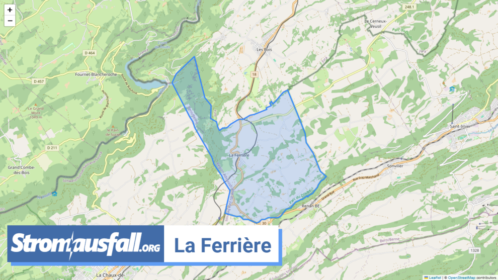 stromausfall ch gemeinde la ferriere