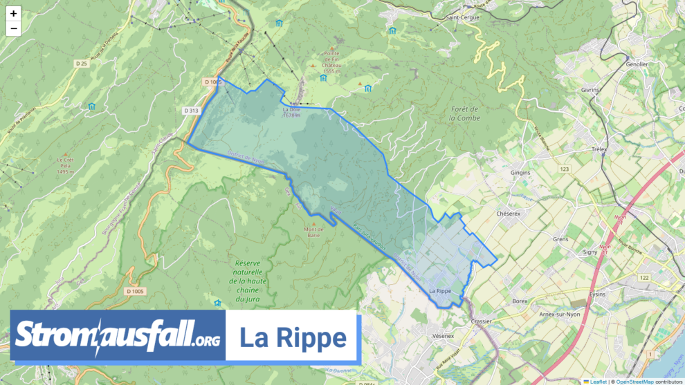 stromausfall ch gemeinde la rippe