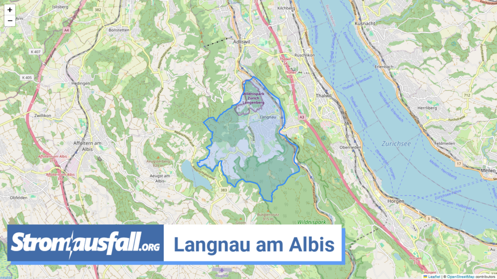 stromausfall ch gemeinde langnau am albis