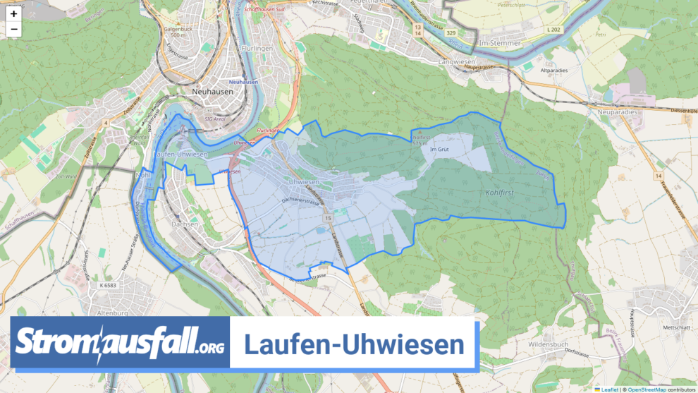 stromausfall ch gemeinde laufen uhwiesen