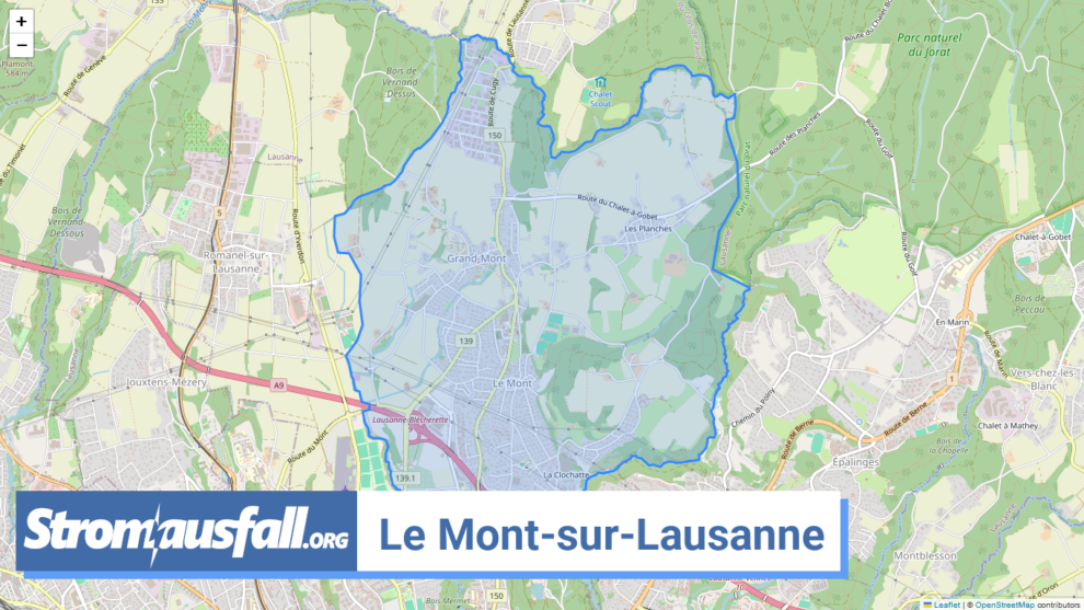 stromausfall ch gemeinde le mont sur lausanne