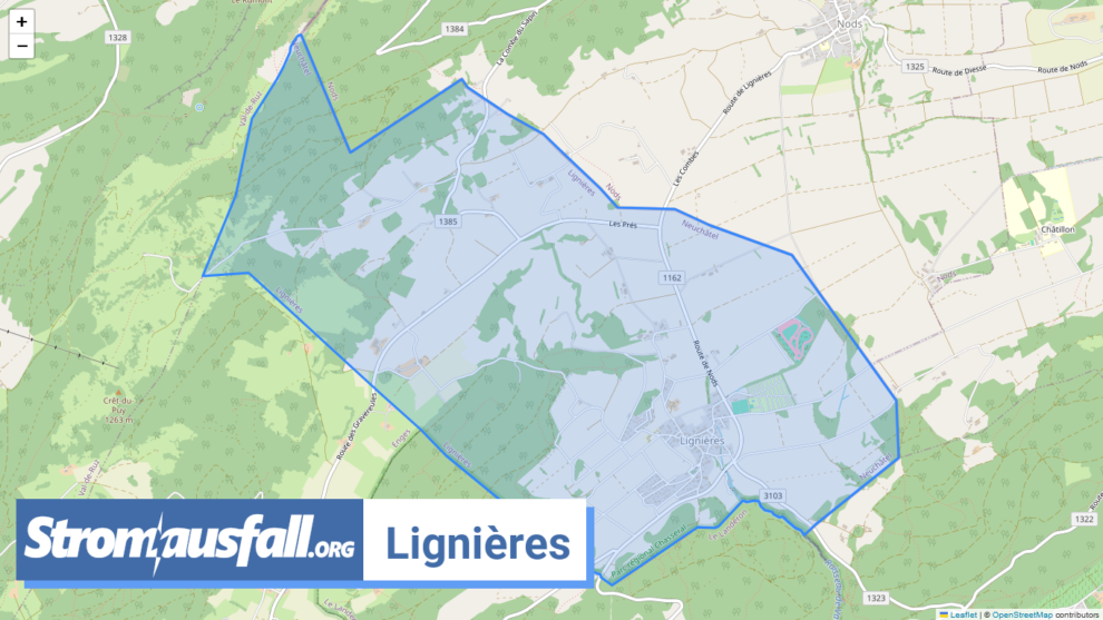 stromausfall ch gemeinde lignieres