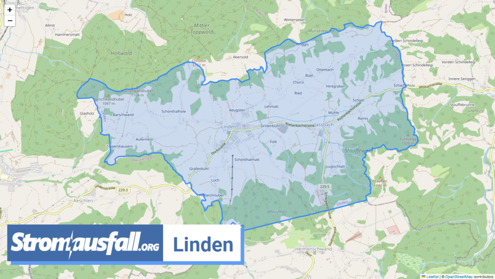 stromausfall ch gemeinde linden