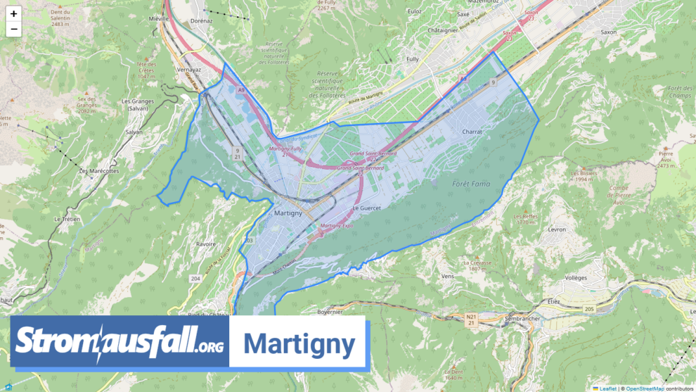 stromausfall ch gemeinde martigny