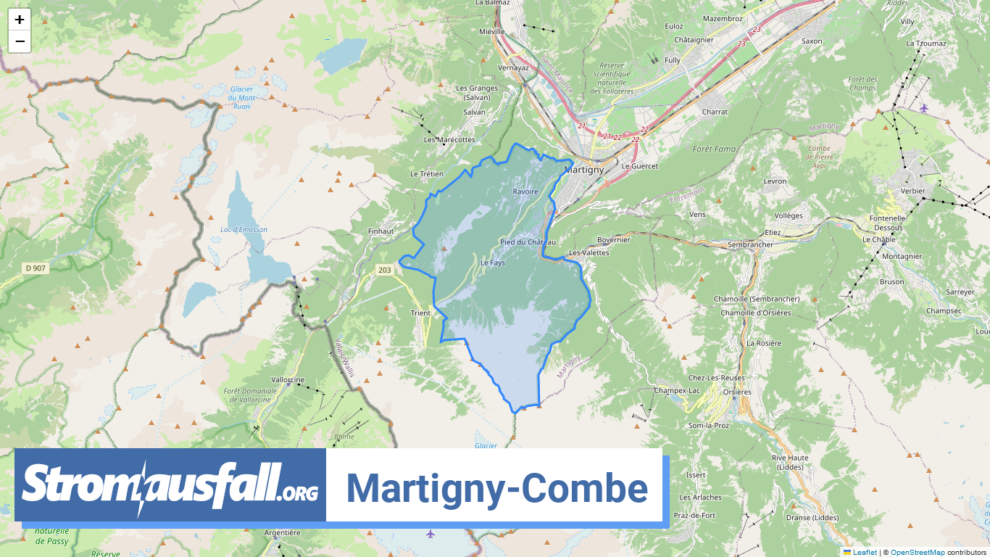 stromausfall ch gemeinde martigny combe