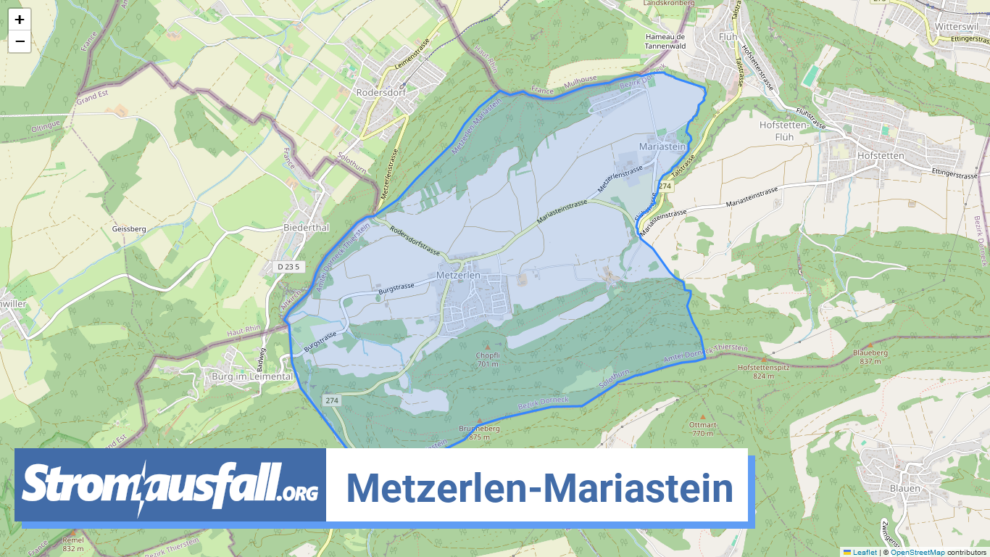 stromausfall ch gemeinde metzerlen mariastein