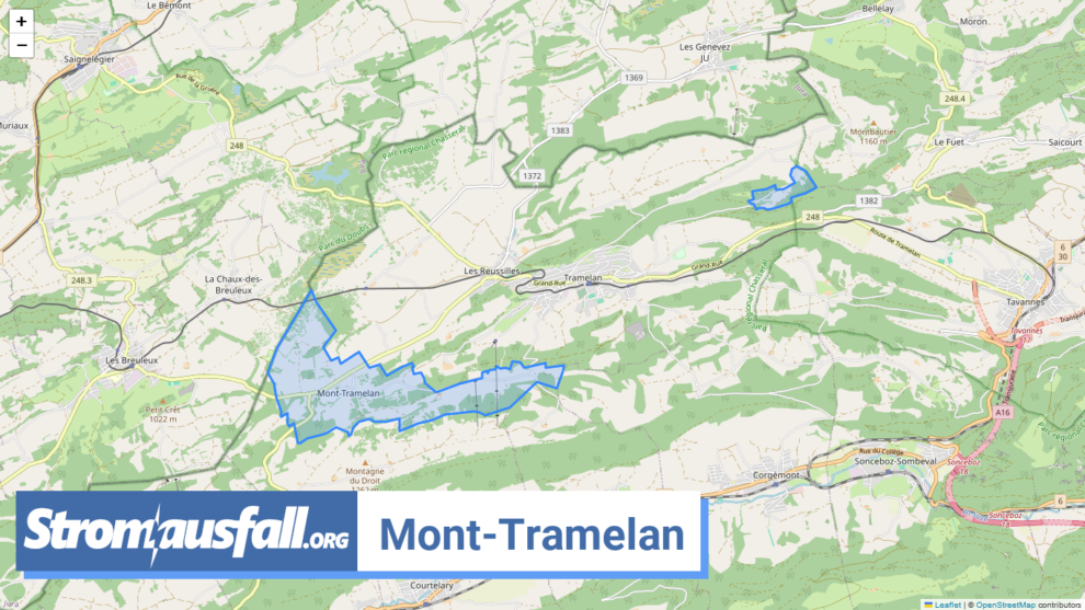 stromausfall ch gemeinde mont tramelan