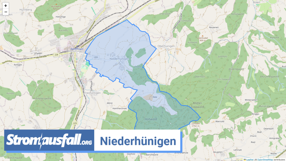 stromausfall ch gemeinde niederhuenigen