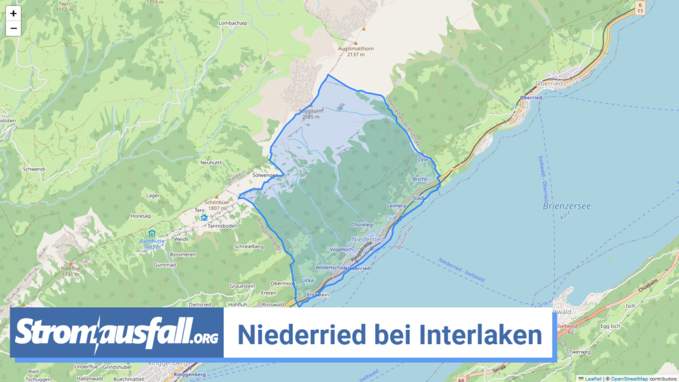 stromausfall ch gemeinde niederried bei interlaken