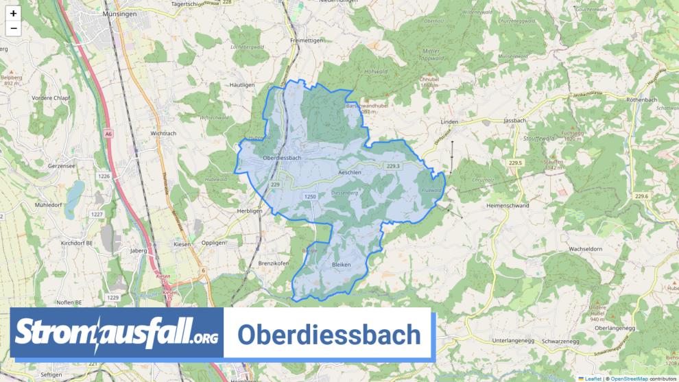 stromausfall ch gemeinde oberdiessbach