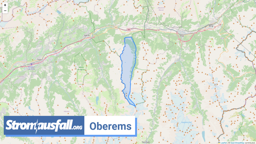 stromausfall ch gemeinde oberems