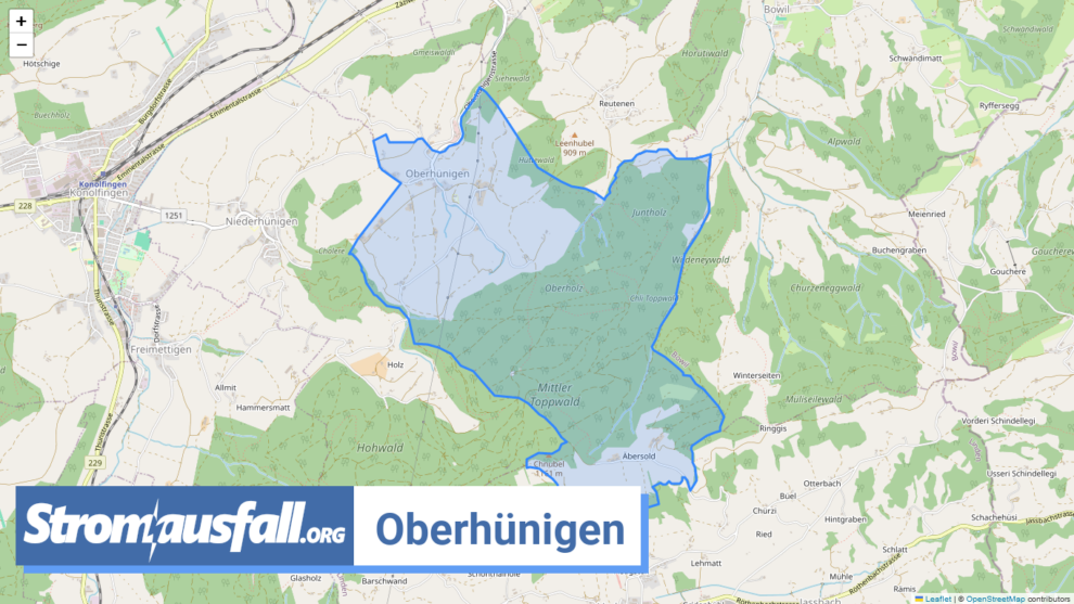 stromausfall ch gemeinde oberhuenigen