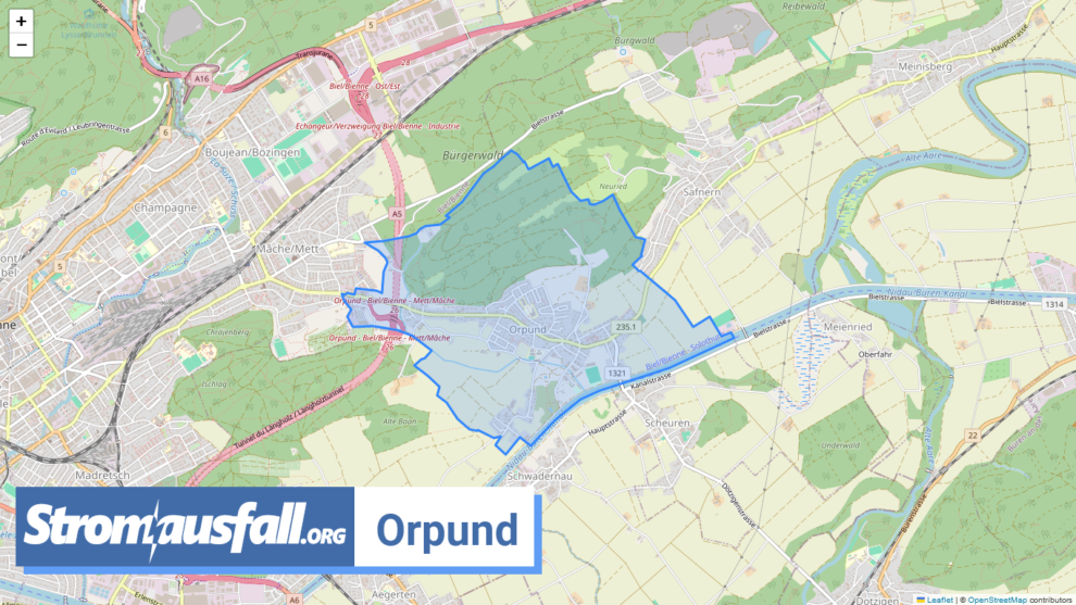 stromausfall ch gemeinde orpund