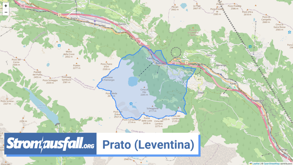 stromausfall ch gemeinde prato leventina