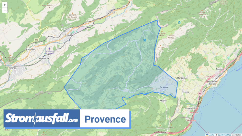 stromausfall ch gemeinde provence