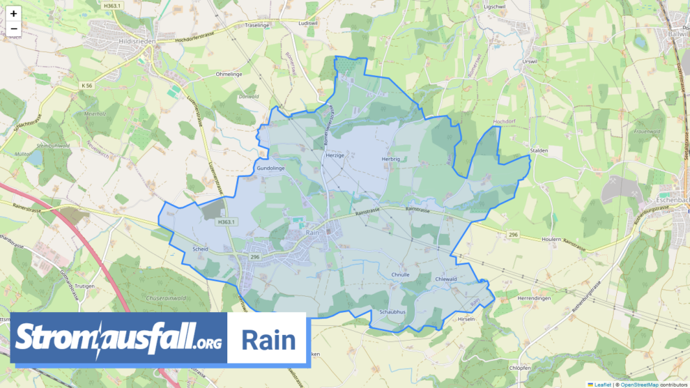 stromausfall ch gemeinde rain