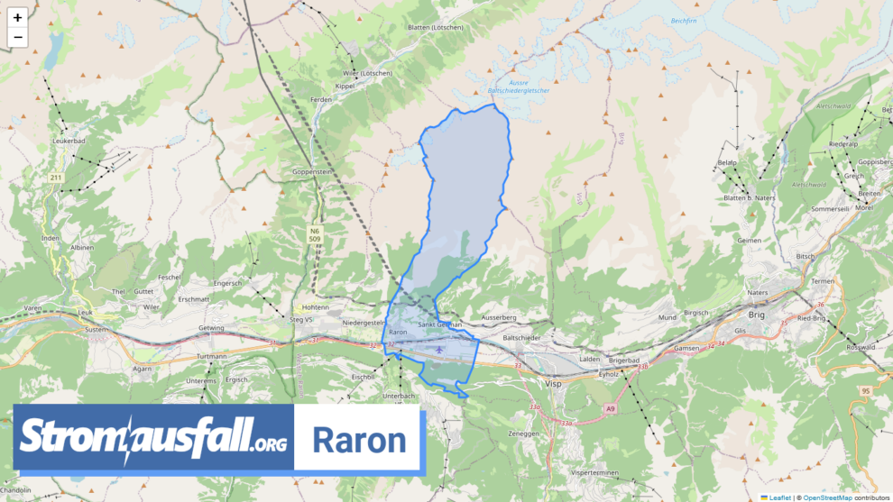 stromausfall ch gemeinde raron