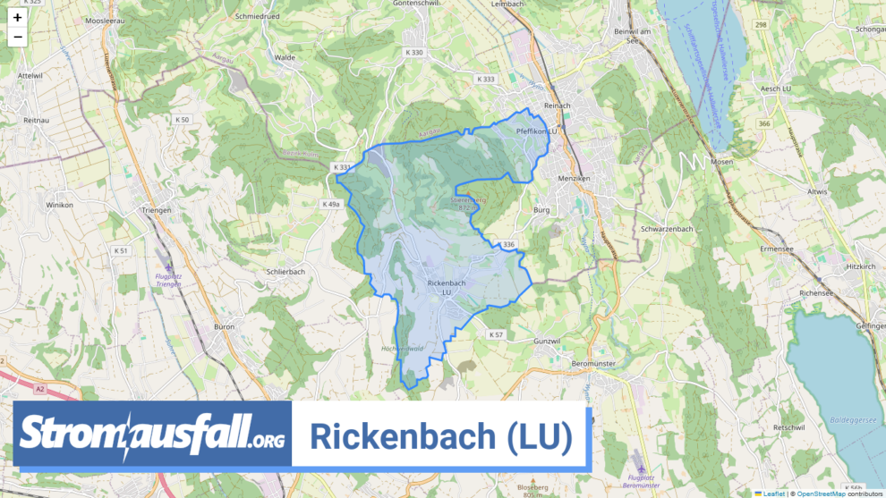 stromausfall ch gemeinde rickenbach lu