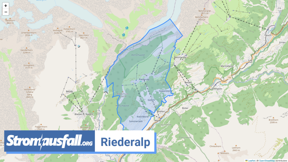 stromausfall ch gemeinde riederalp