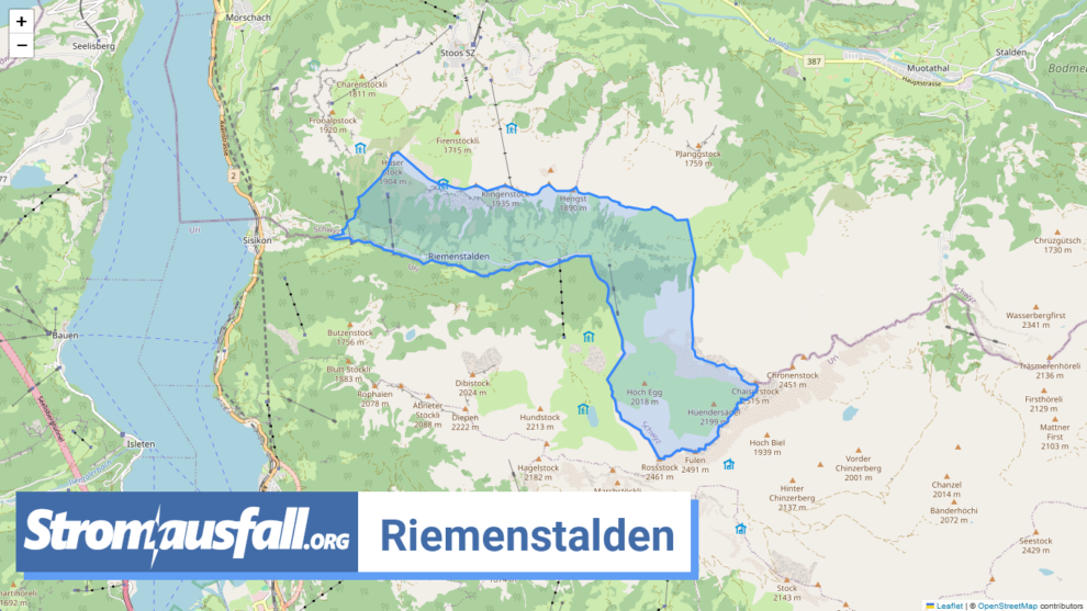 stromausfall ch gemeinde riemenstalden