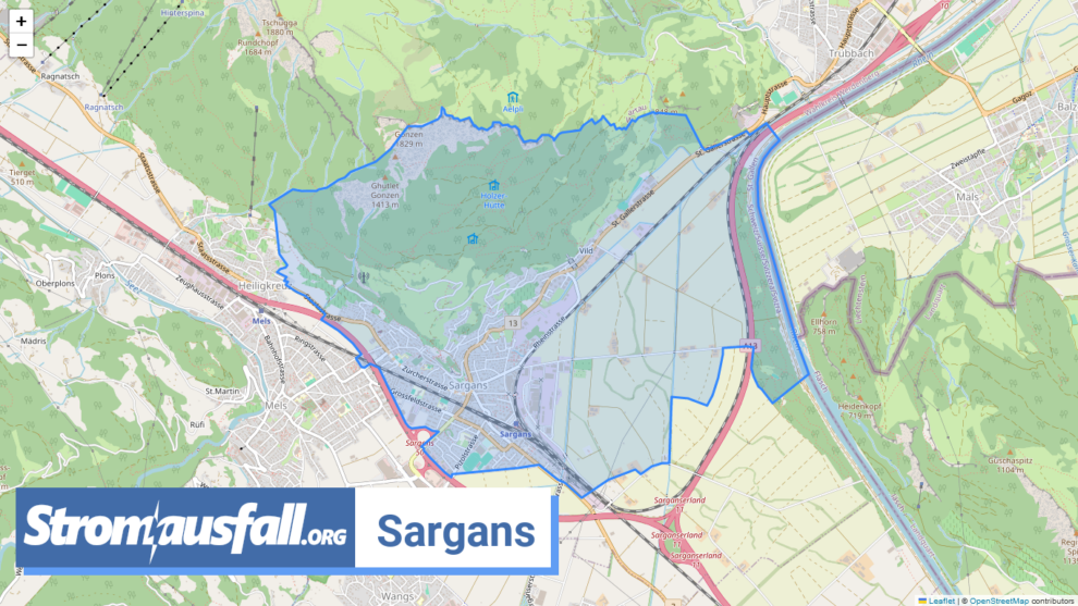 stromausfall ch gemeinde sargans