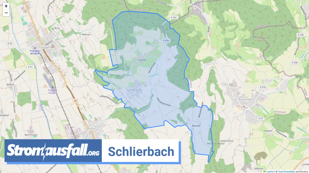 stromausfall ch gemeinde schlierbach