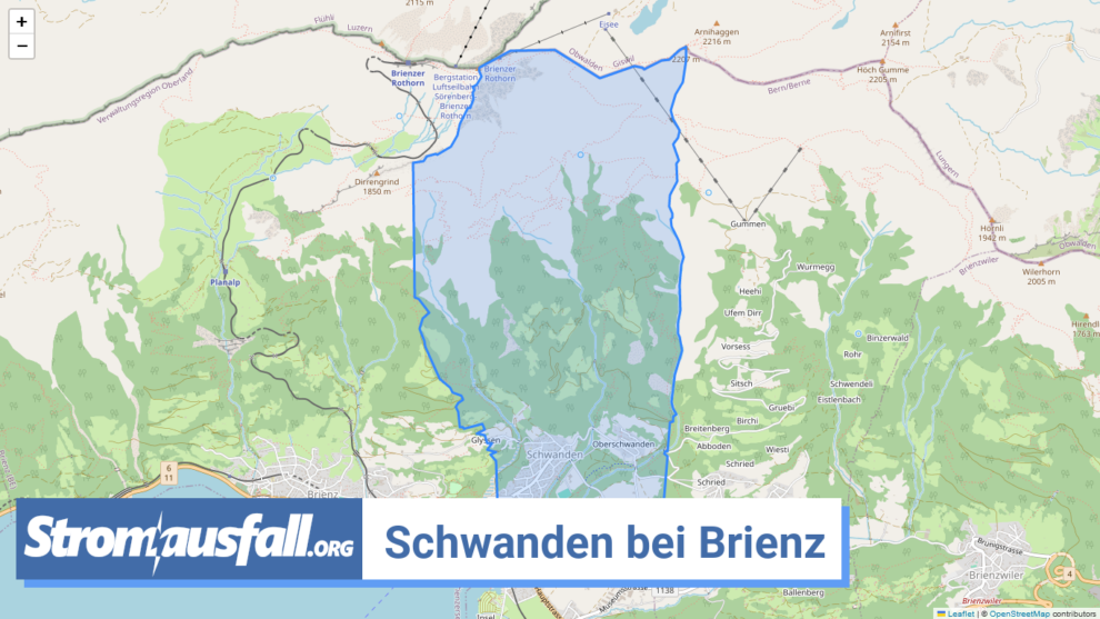 stromausfall ch gemeinde schwanden bei brienz