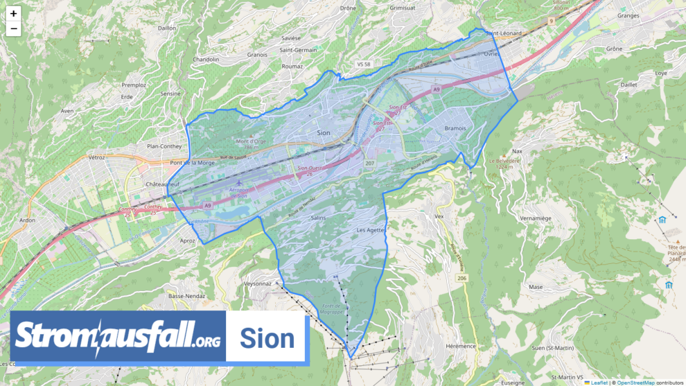 stromausfall ch gemeinde sion