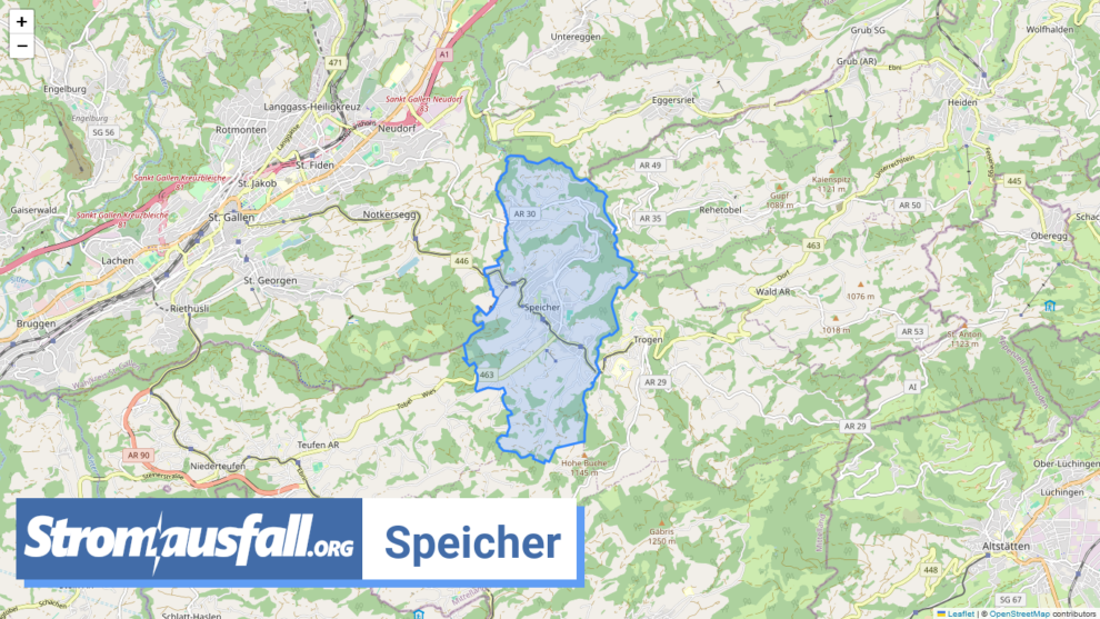 stromausfall ch gemeinde speicher