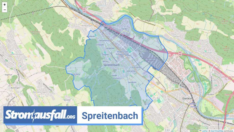 stromausfall ch gemeinde spreitenbach