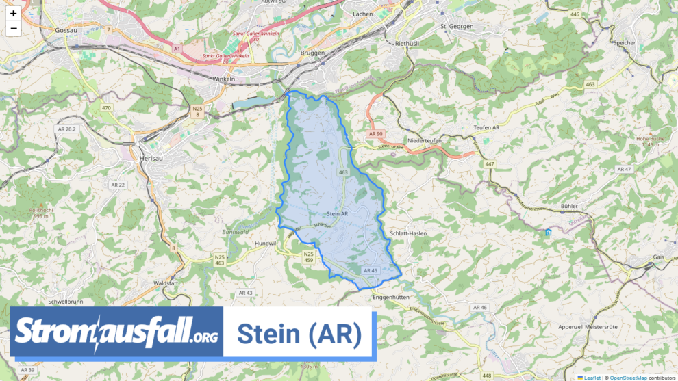 stromausfall ch gemeinde stein ar