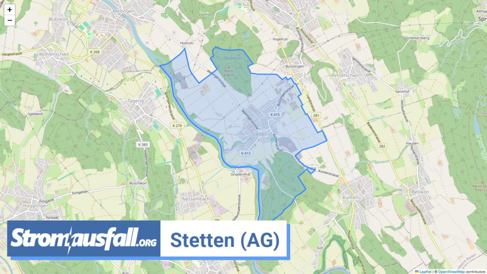 stromausfall ch gemeinde stetten ag