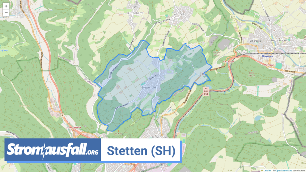 stromausfall ch gemeinde stetten sh