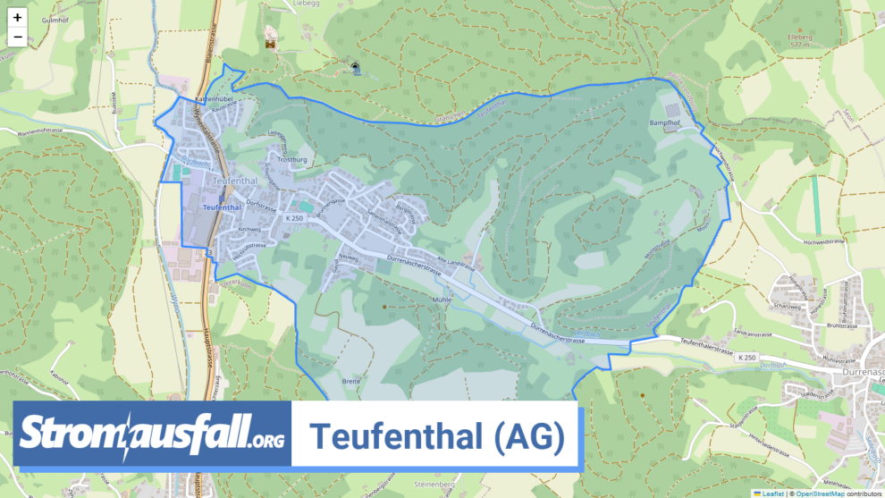 stromausfall ch gemeinde teufenthal ag