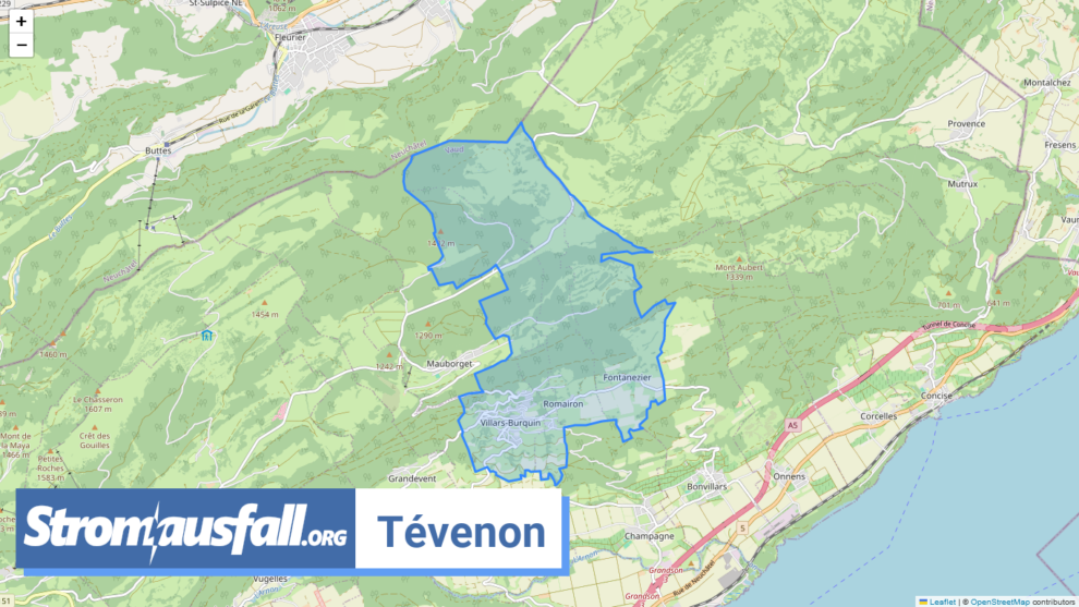 stromausfall ch gemeinde tevenon