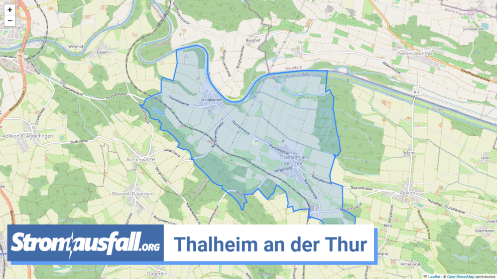 stromausfall ch gemeinde thalheim an der thur